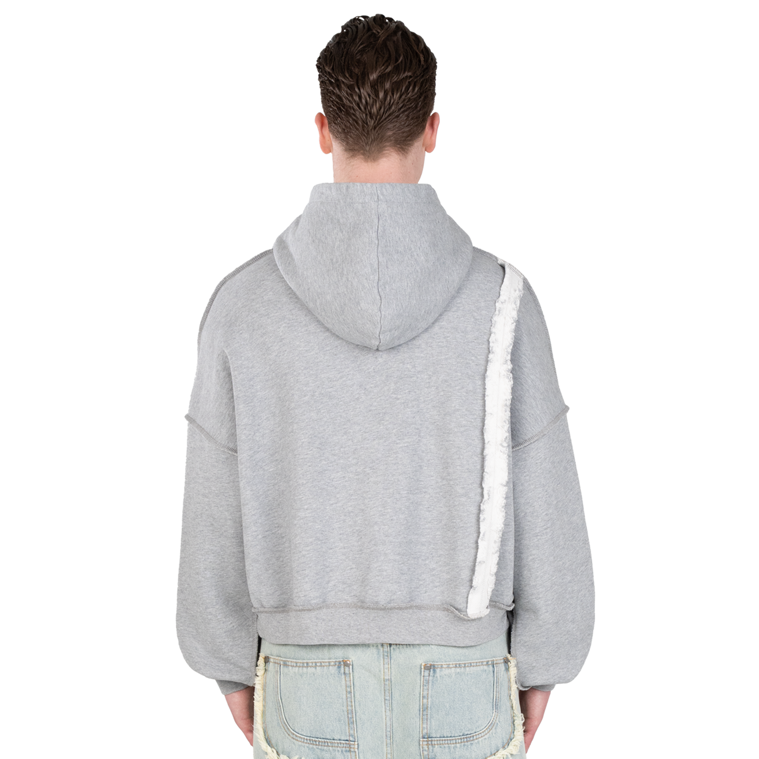 Atelier De Roupa Logo Hoodie Washed Grey
