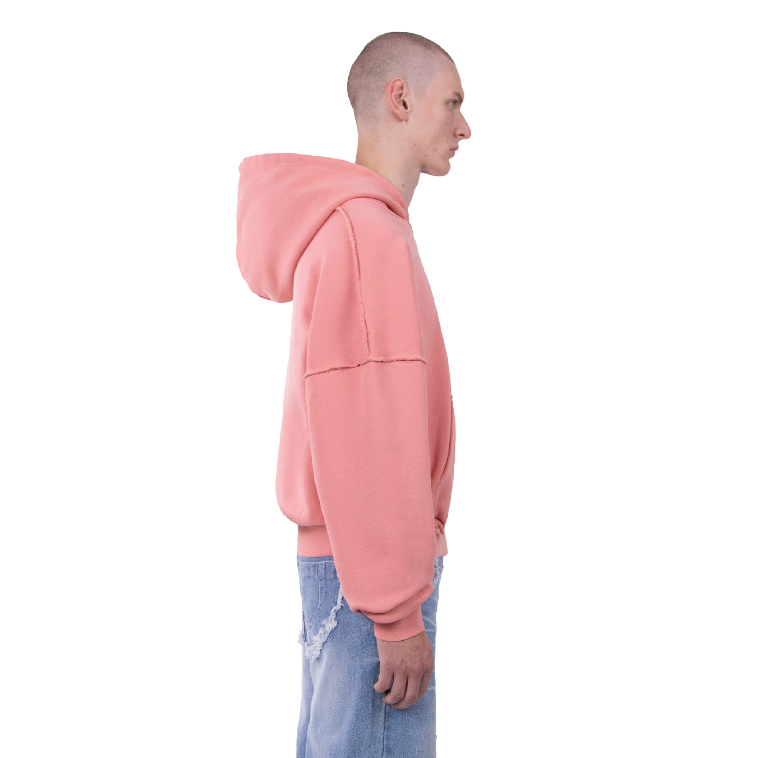 Atelier De Roupa Acronym Zip Hoodie Pink