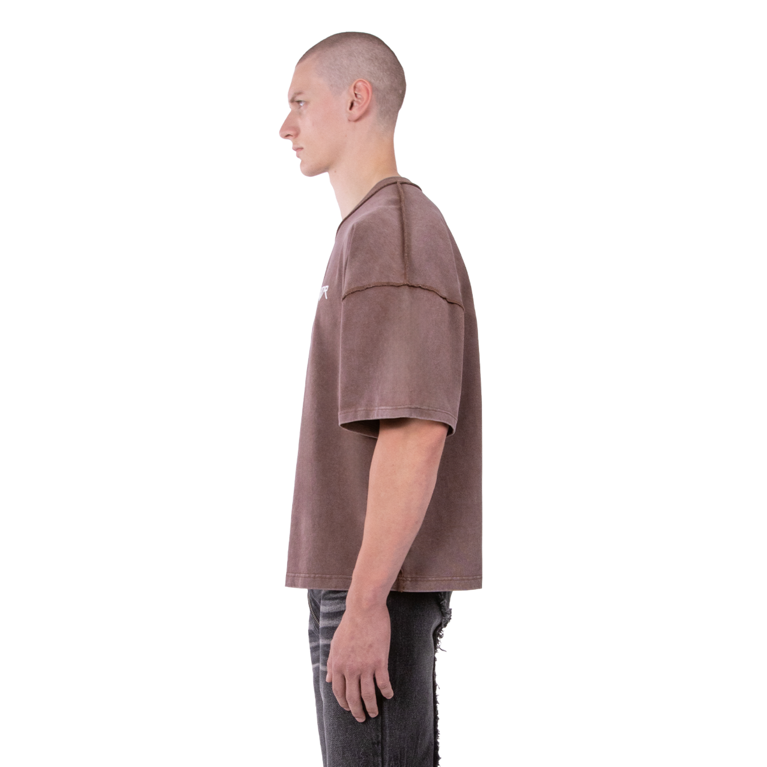 Atelier De Roupa Logo T-Shirt Braun