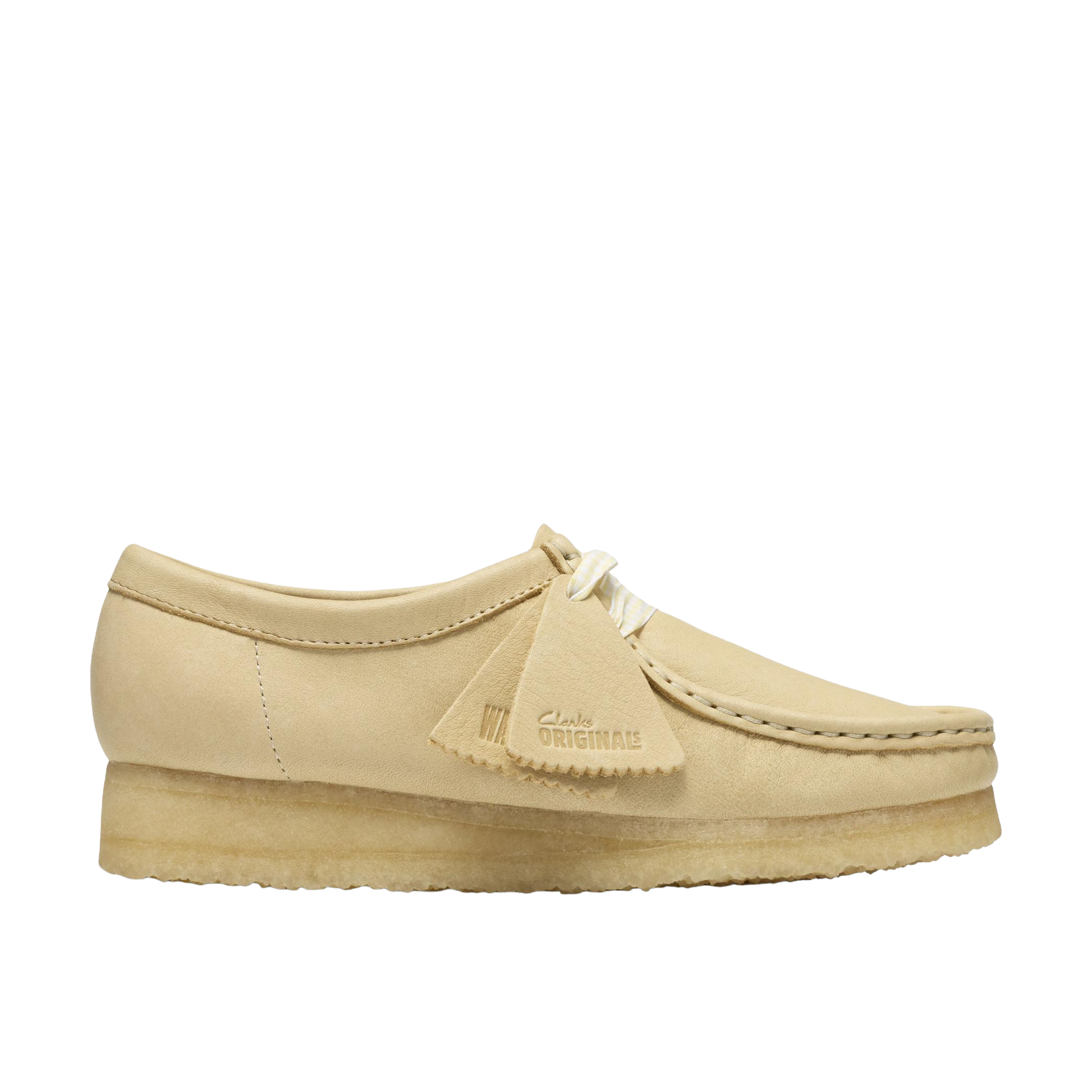 Clarks Originals Wallabee Pale Yellow Leather Wmns