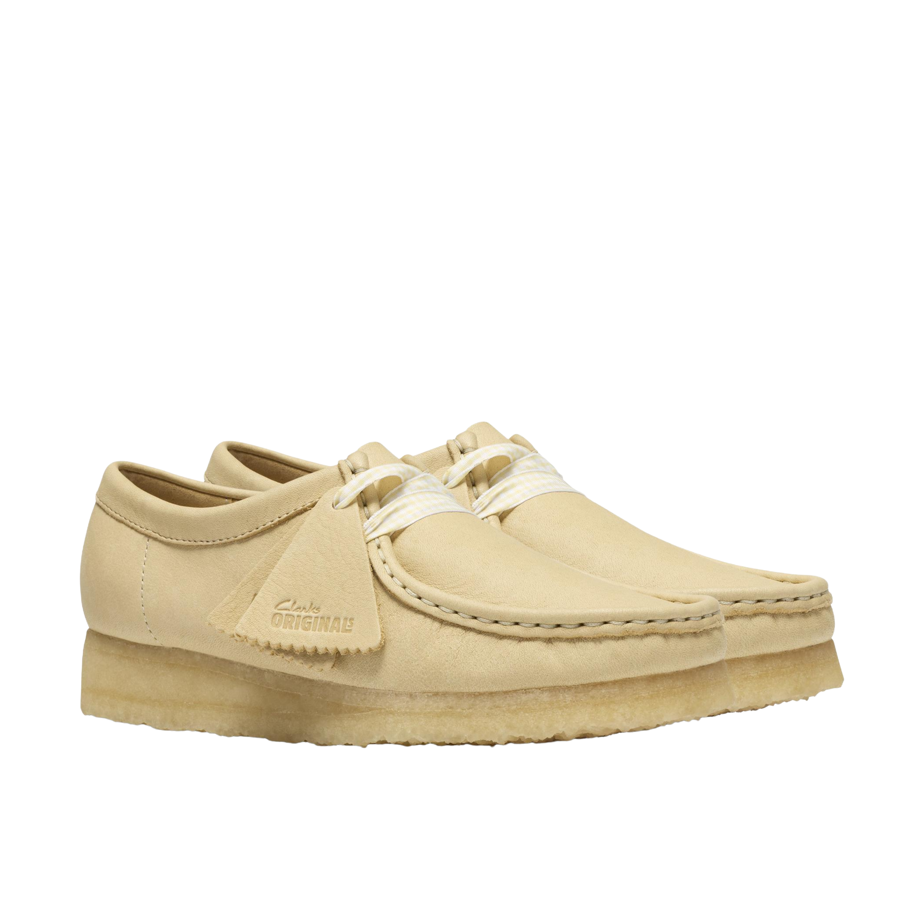 Clarks Originals Wallabee Pale Yellow Leather Wmns