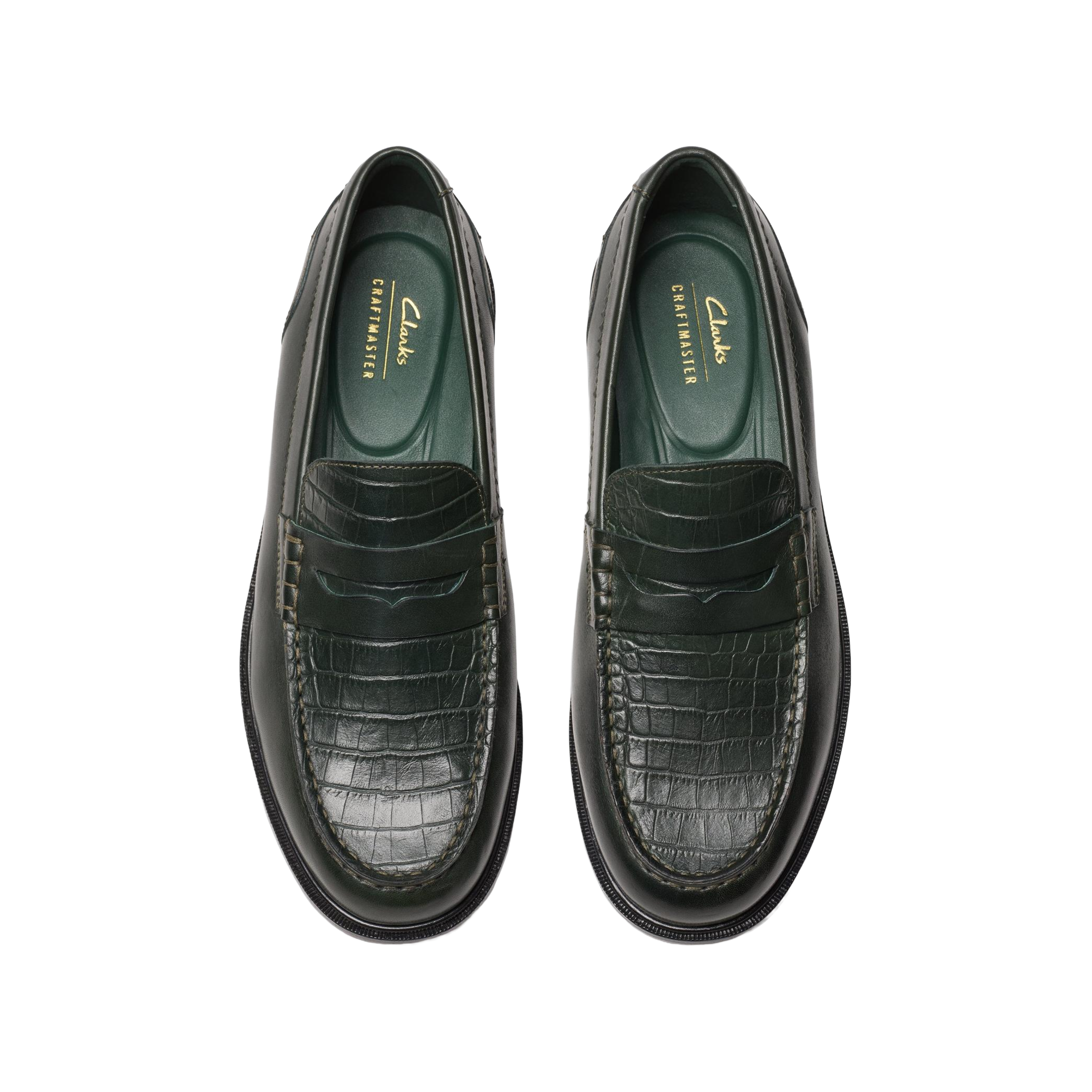 Clarks Originals Craft James Dark Green Combi