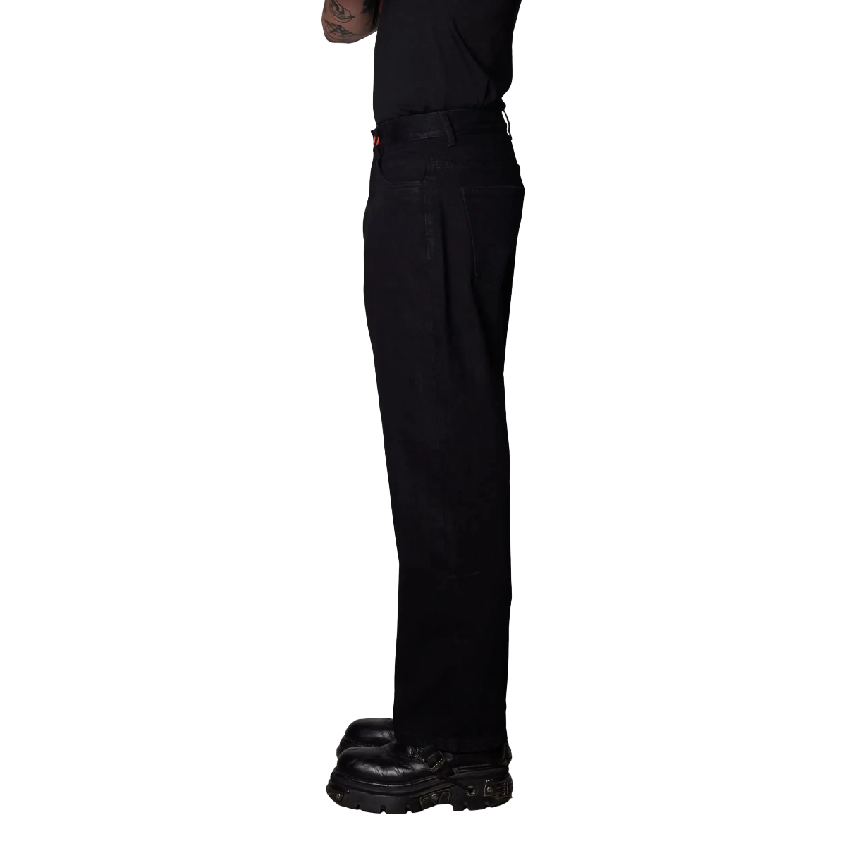 BeWider Super Loose Baggy Denim Schwarz