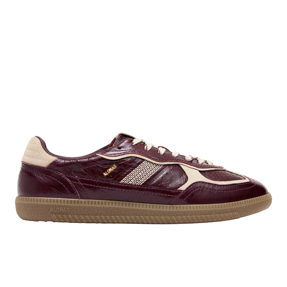 Alohas Tb.490 Patent Burgundy Leather Sneakers