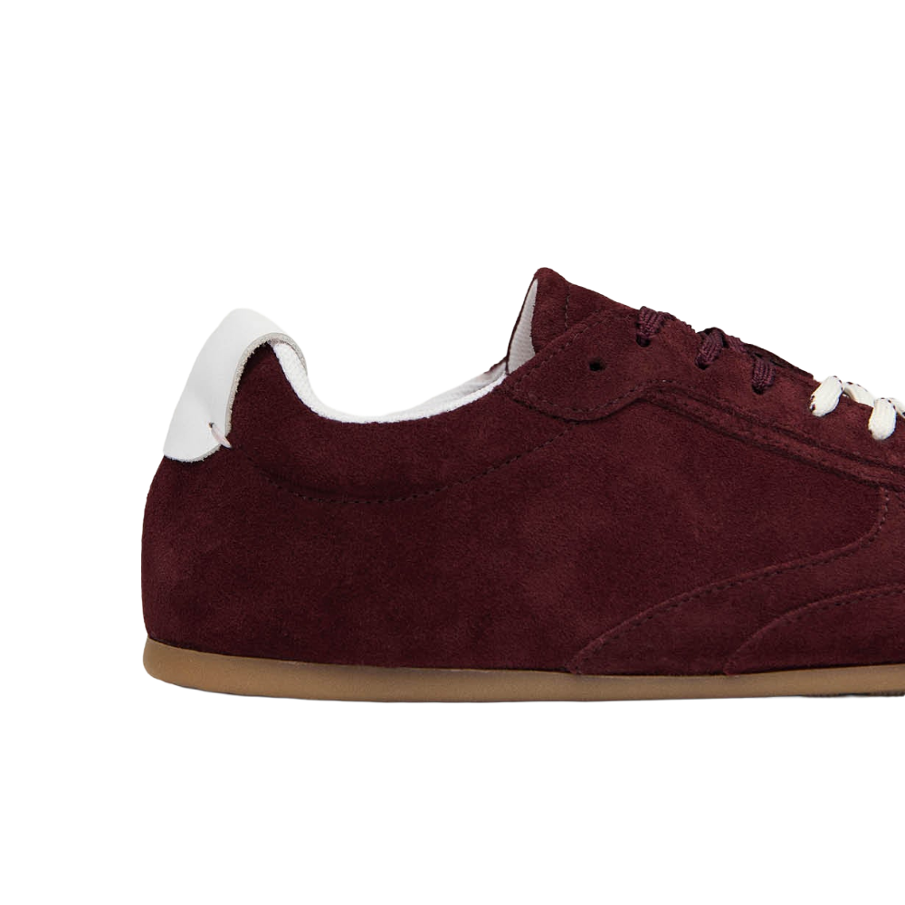 Alohas Tb.24 Suede Burgundy Leather Sneakers