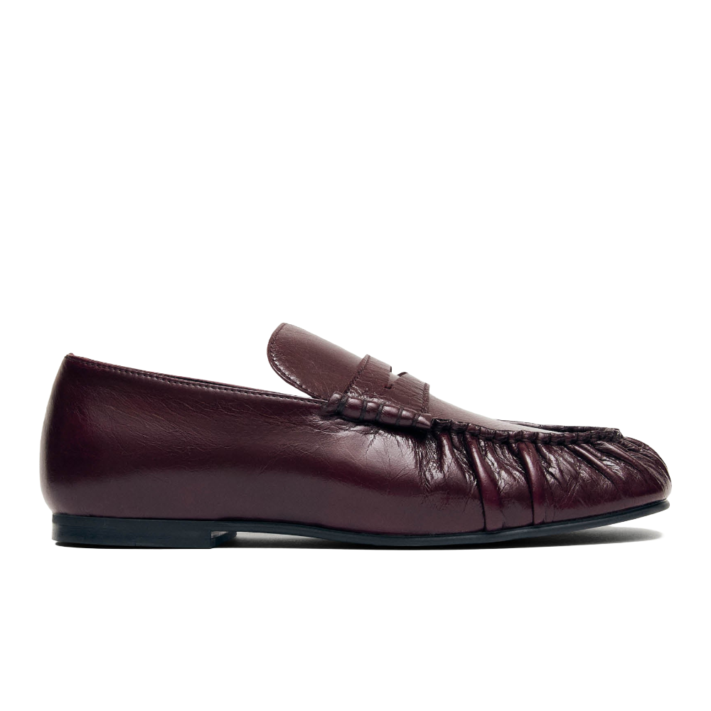 Alohas Aven Rift Burgundy Leather Loafers