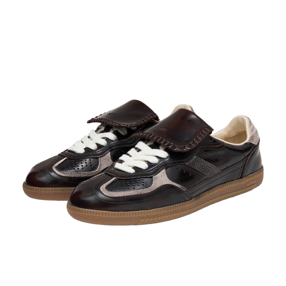 Alohas Tb.490 Club Brushed Dark Chocolate Leather Sneakers