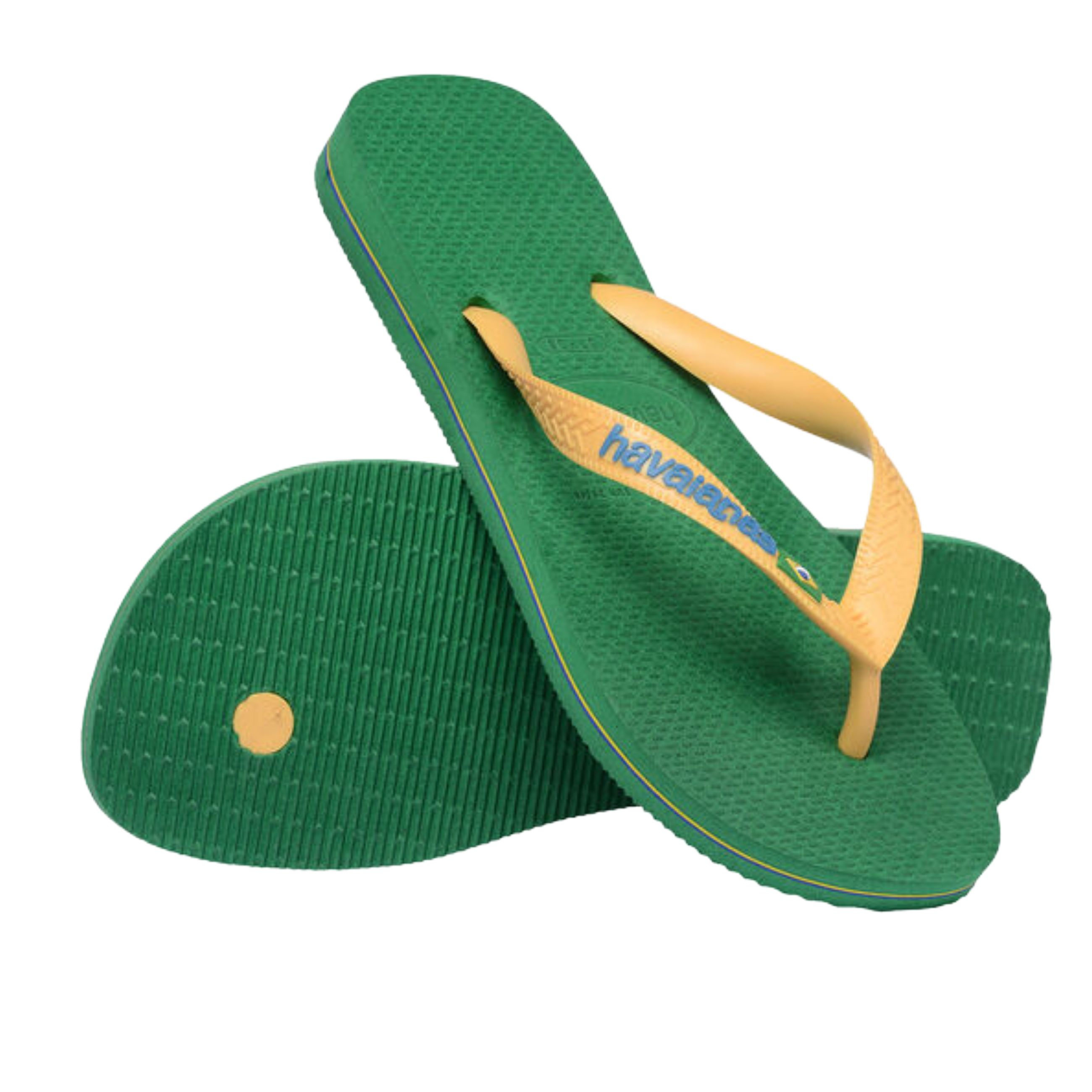 Havaianas Flip Flop Brasil Logo Green