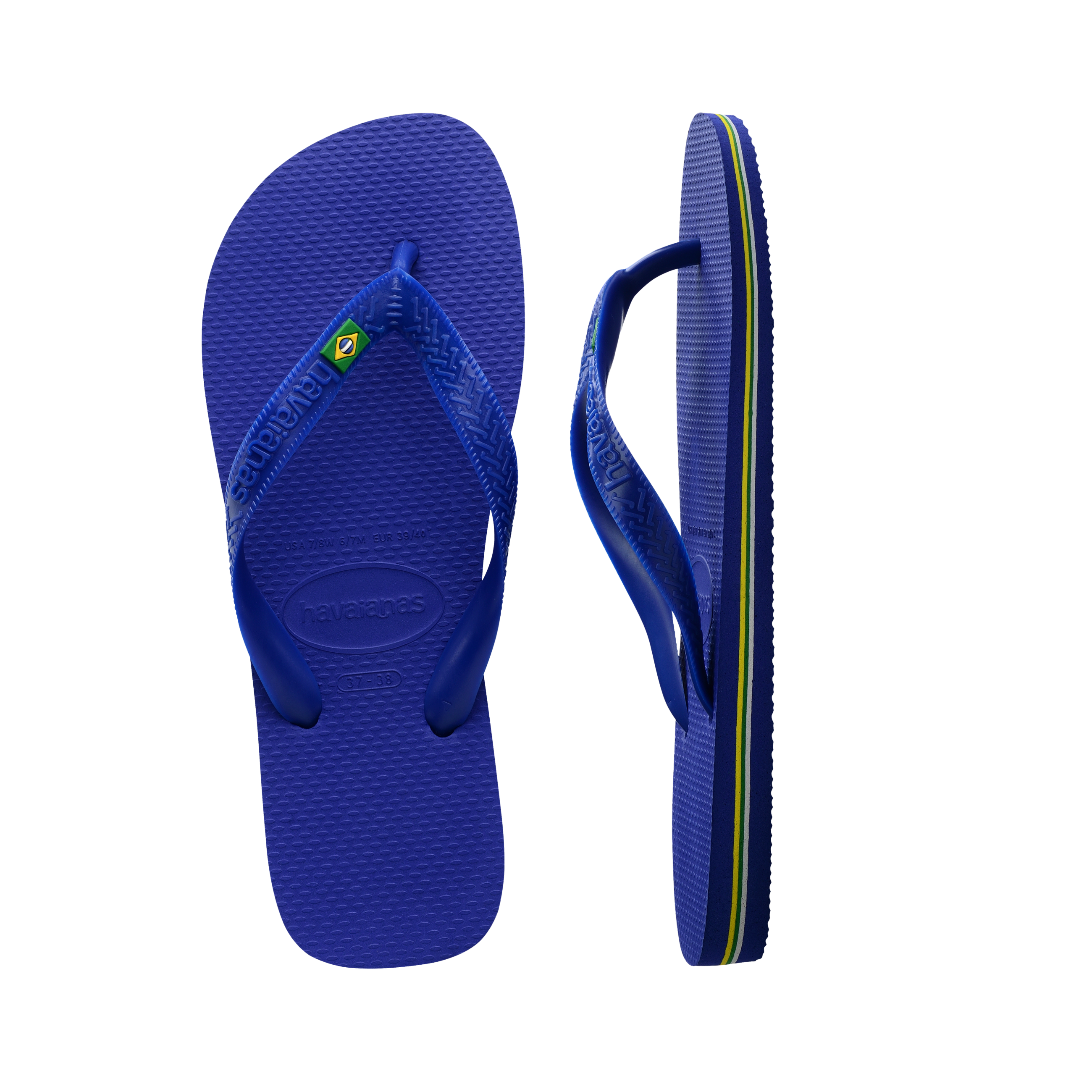 Havaianas Flip Flops Brasil Marine Blue