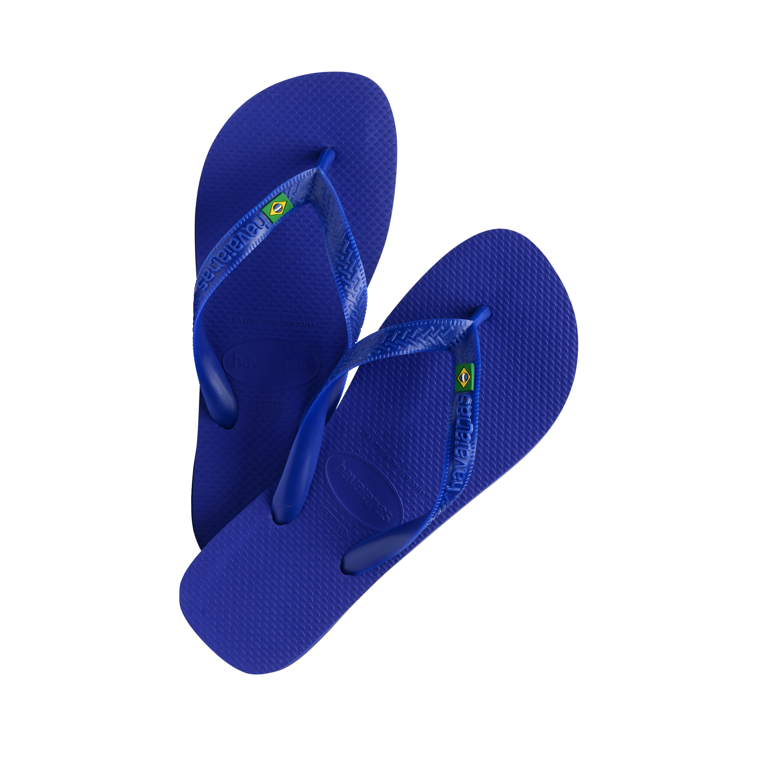 Havaianas Flip Flops Brasil Marine Blue