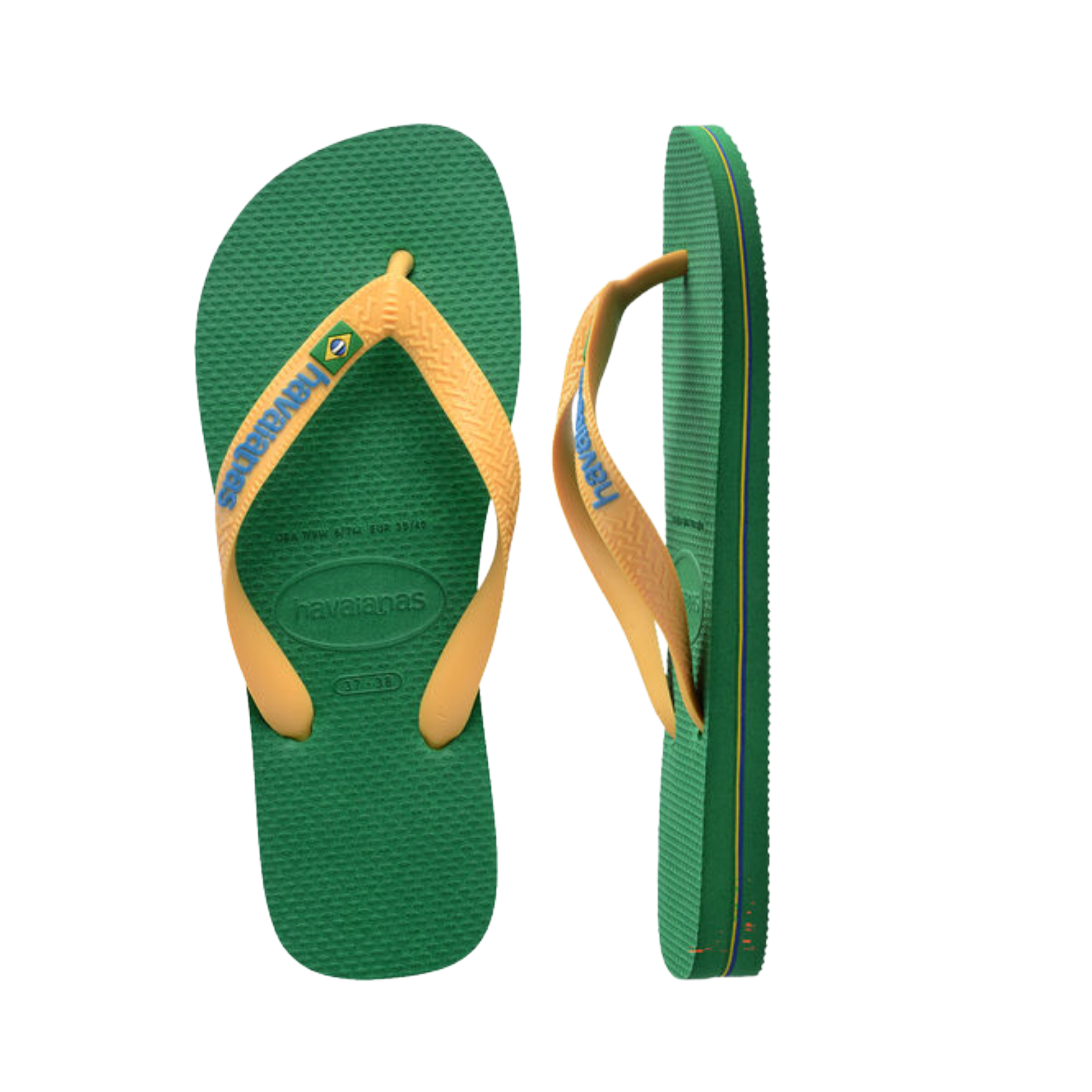 Havaianas Flip Flop Brasil Logo Green