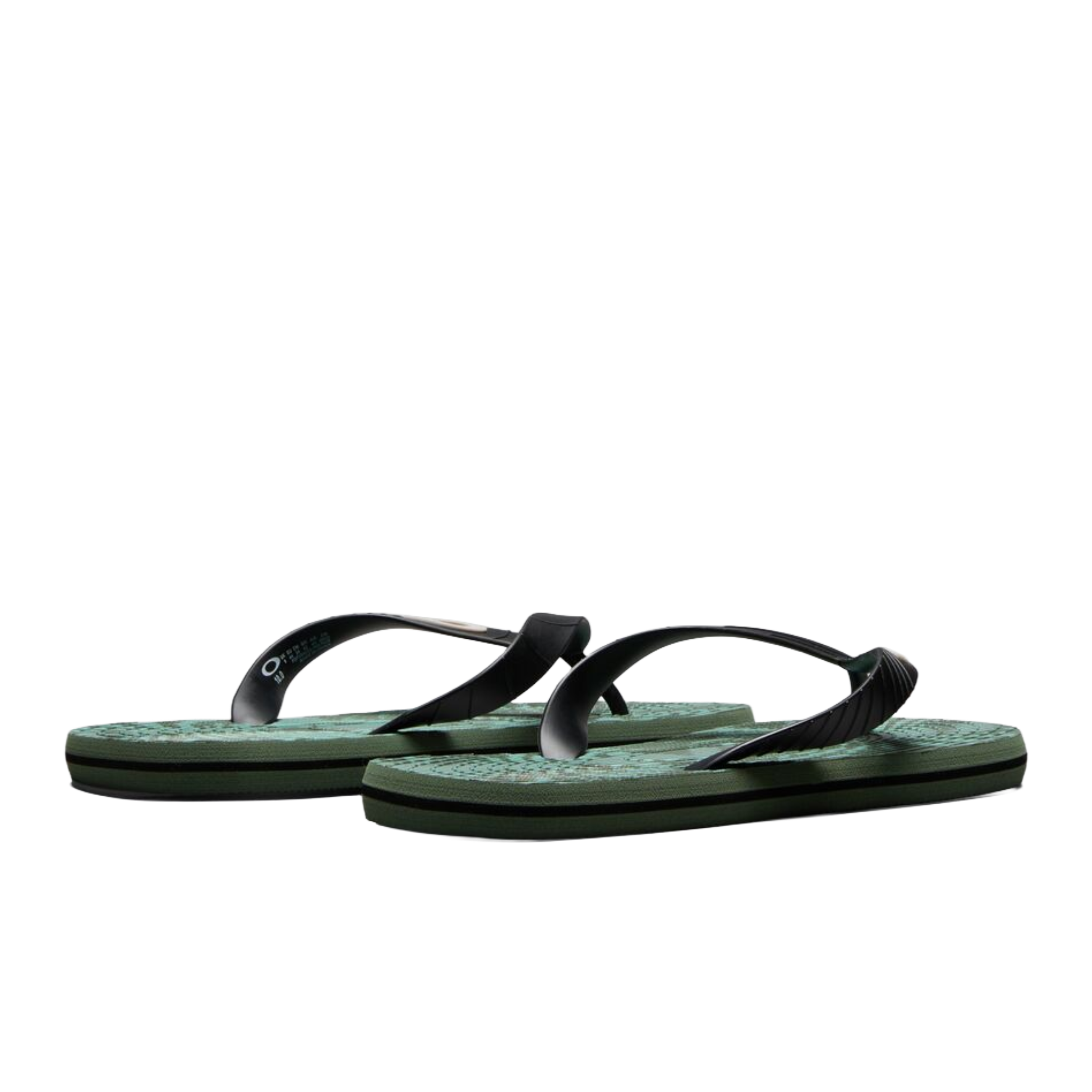 Oakley Catalina Flip Flop Faded Green Hibiscus Str