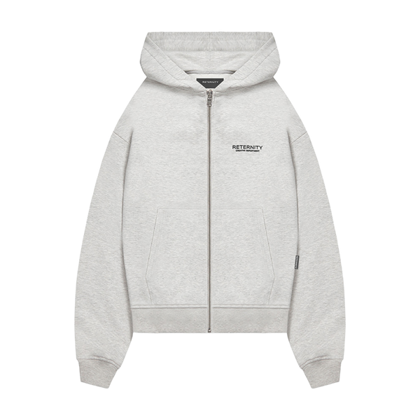 Reternity Creative Dept Zip Hoodie Melange Grey