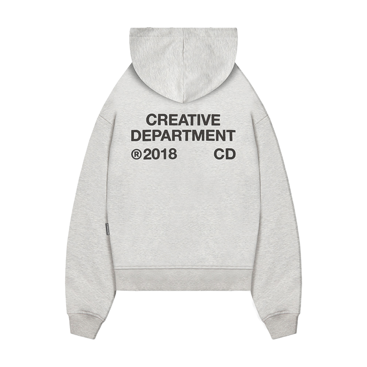 Reternity Creative Dept Zip Hoodie Melange Grey