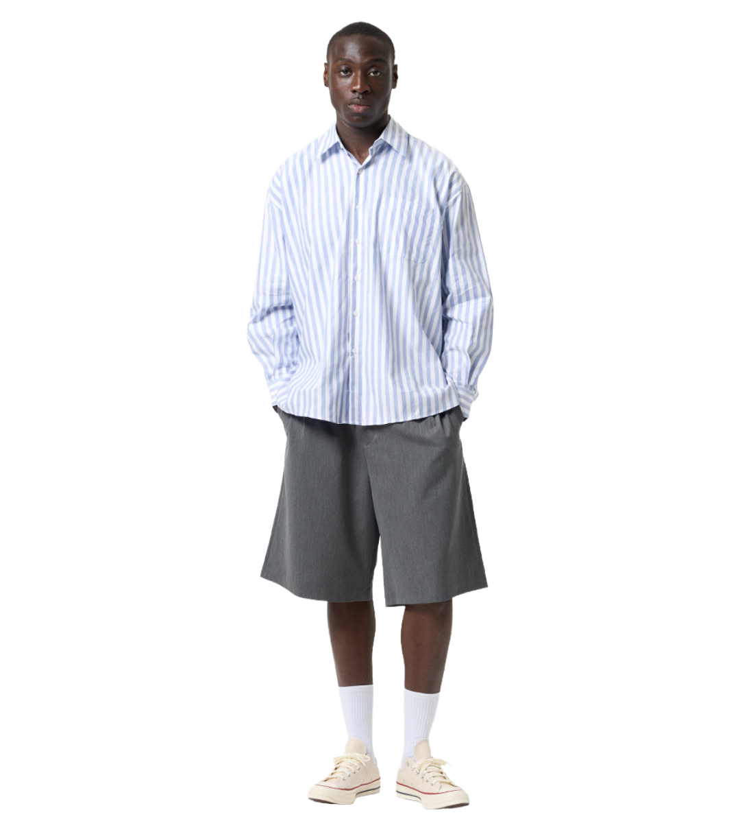 Perplex Pleated Shorts Black