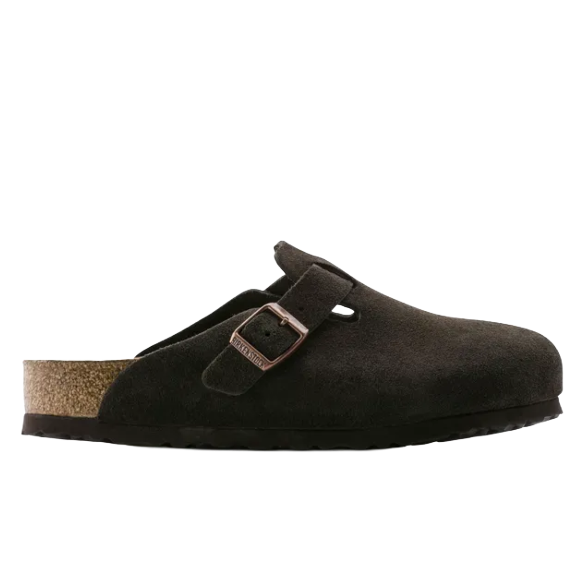 Birkenstock Boston Soft Footbed Suede Leather Unisex Mocha