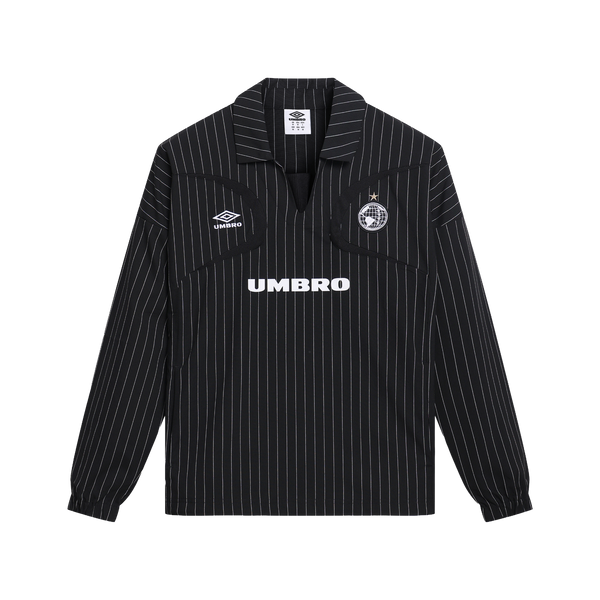 Umbro Pinstripe Drill Top Black