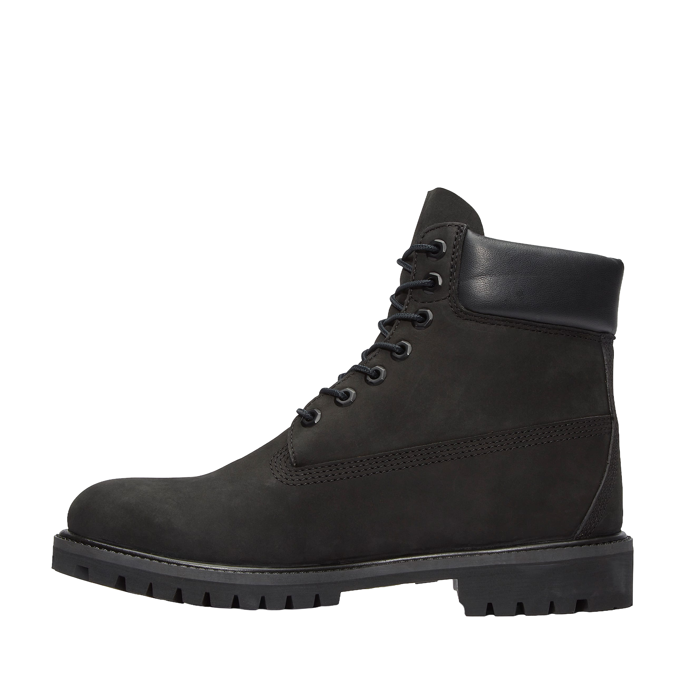 Timberland Premium 6 Inch Lace Up Waterproof Boot Black Leather Mens