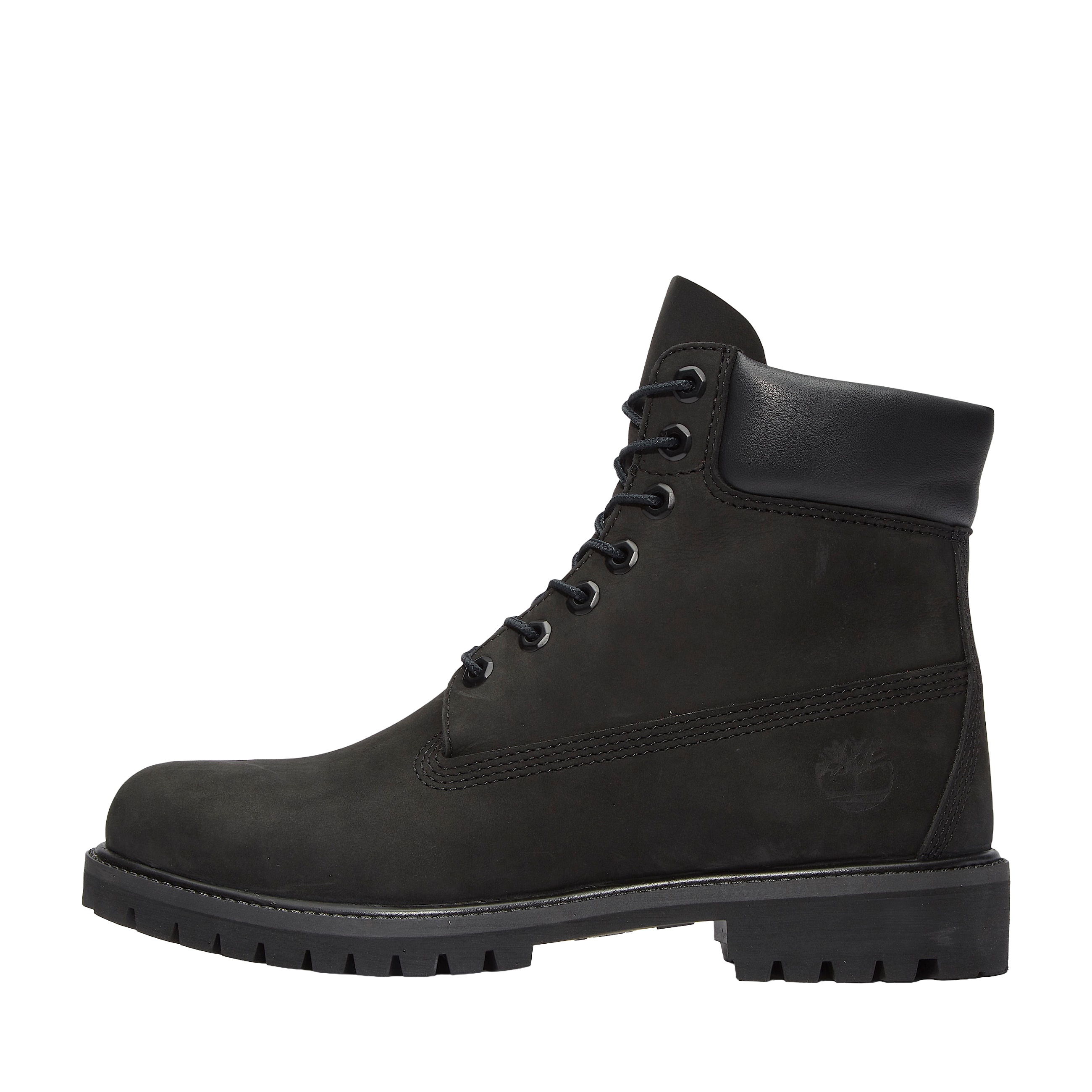 Timberland Premium 6 Inch Lace Up Waterproof Boot Black Leather Mens