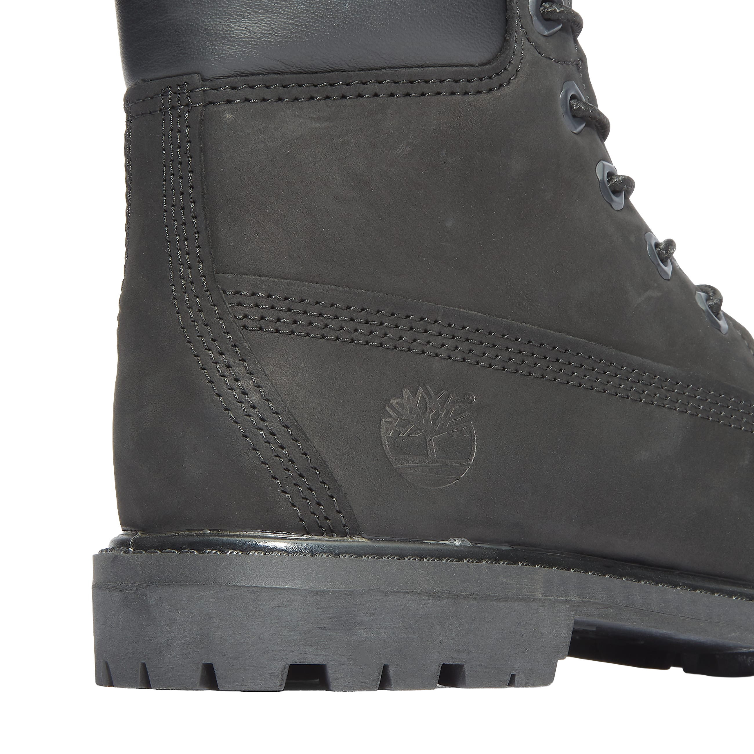 Timberland Premium 6 Inch Lace Up Waterproof Boot Black Leather Wmns