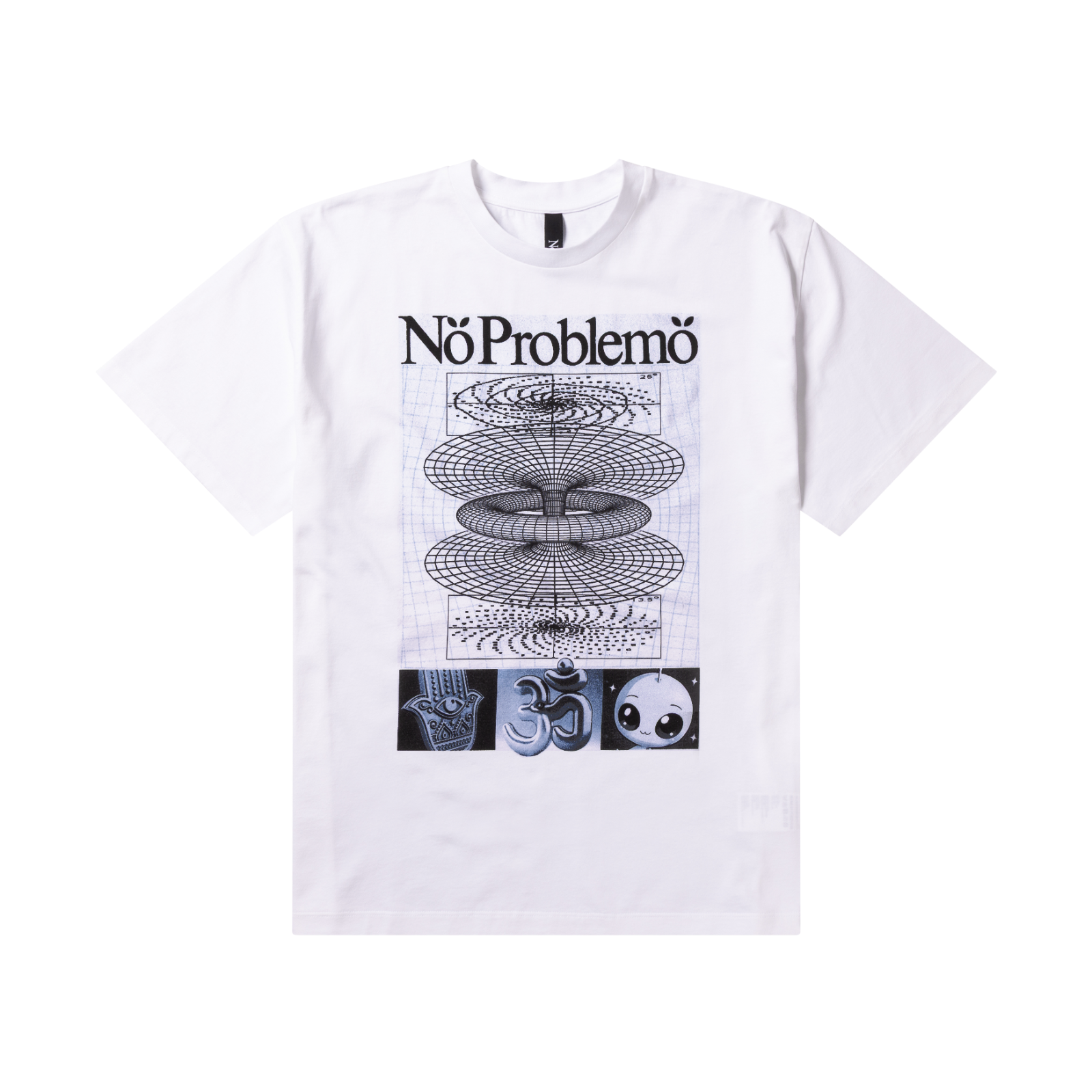 No Problemo Energy Ss Tee White