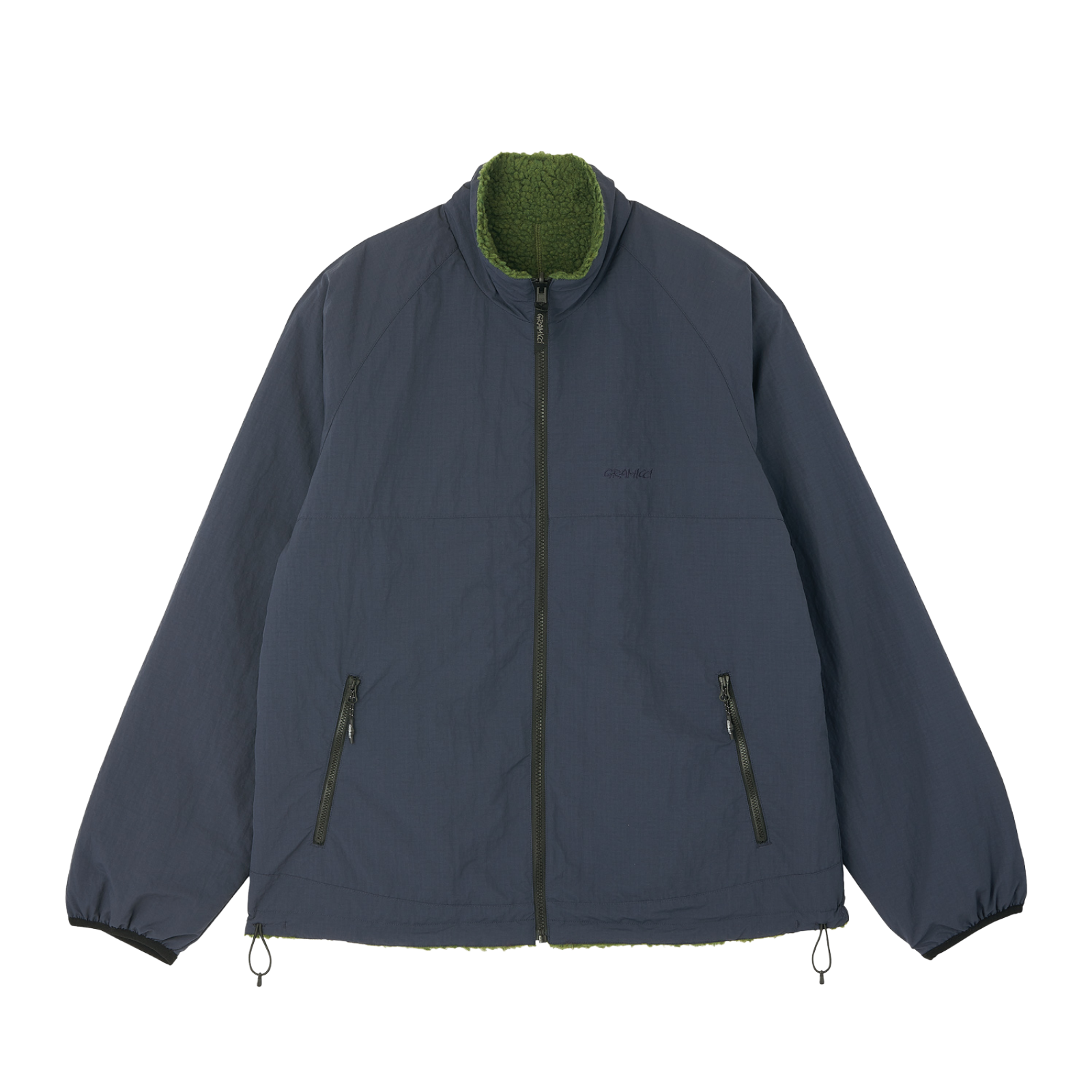 Gramicci Reversible Sherpa Jacket Olive/Navy