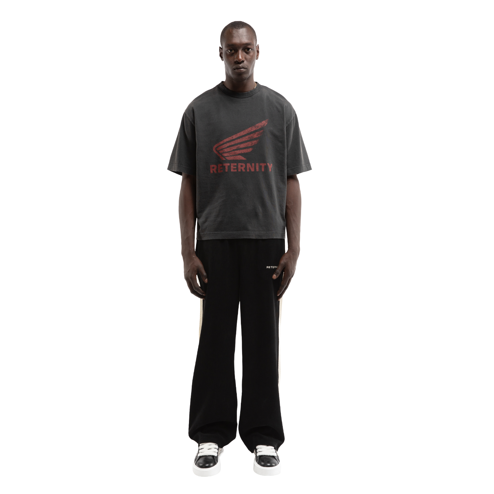 Reternity AÉRO REGULAR FIT T-SHIRT WASHED BLACK
