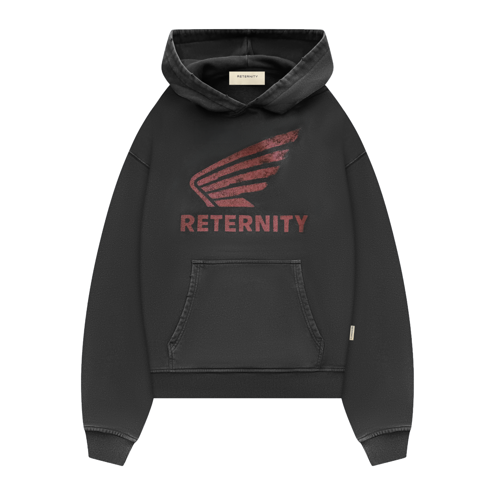 Reternity AÉRO HOODIE WASHED BLACK