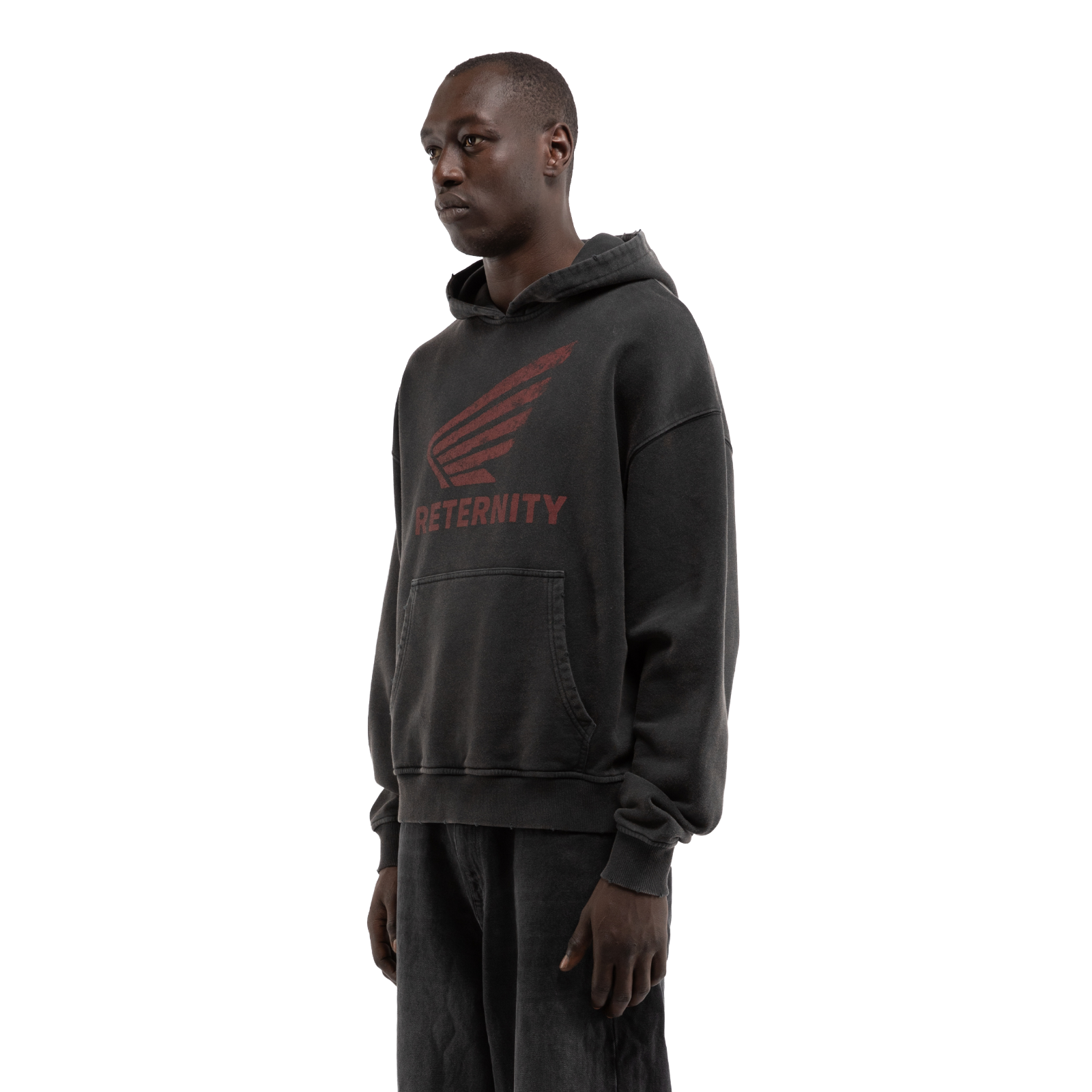 Reternity AÉRO HOODIE WASHED BLACK
