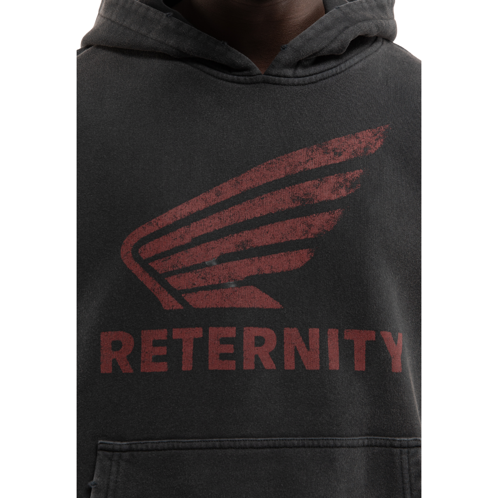 Reternity AÉRO HOODIE WASHED BLACK