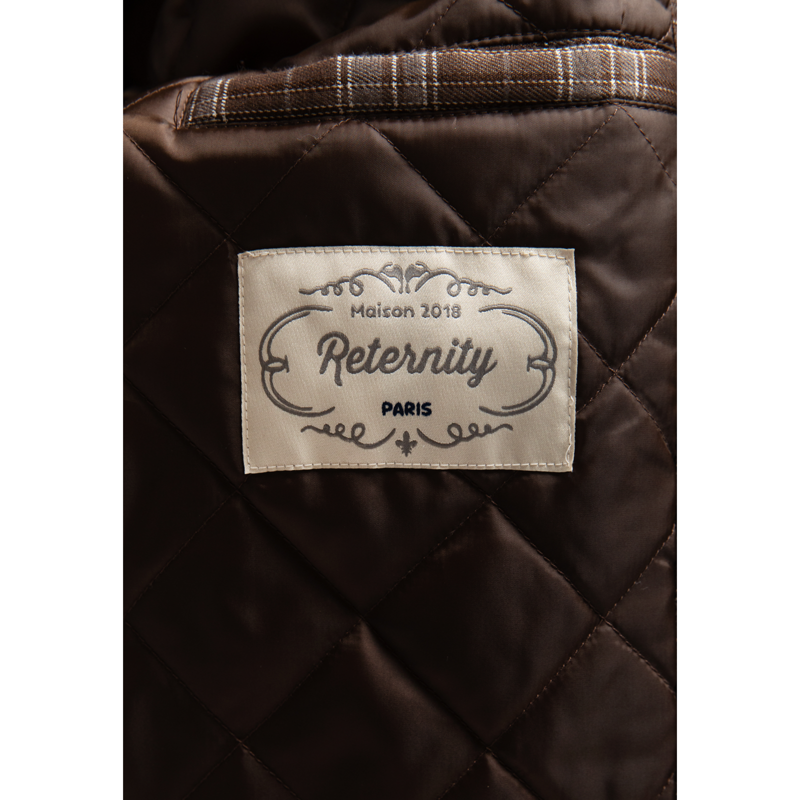 Reternity L’ATELIER LINE JACKET BROWN