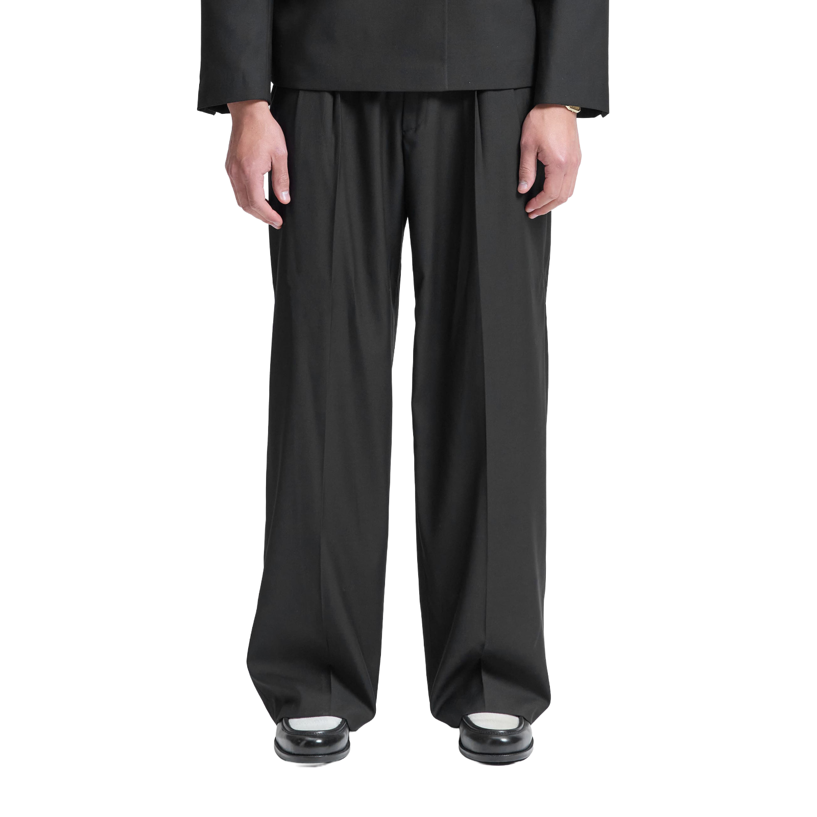 Reternity TAILORED BAGGY PANTS BLACK