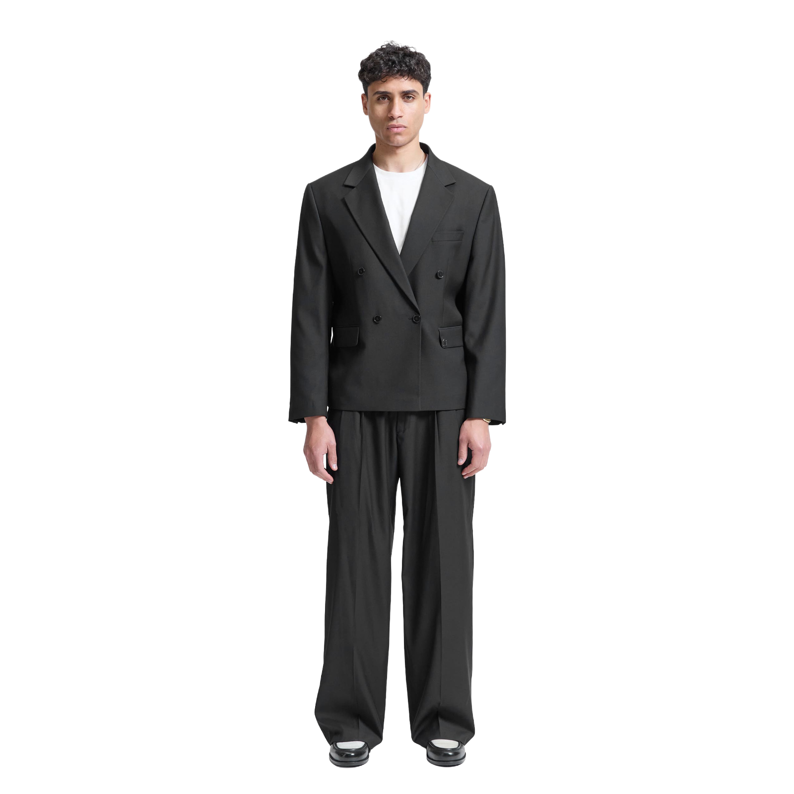 Reternity TAILORED BAGGY PANTS BLACK