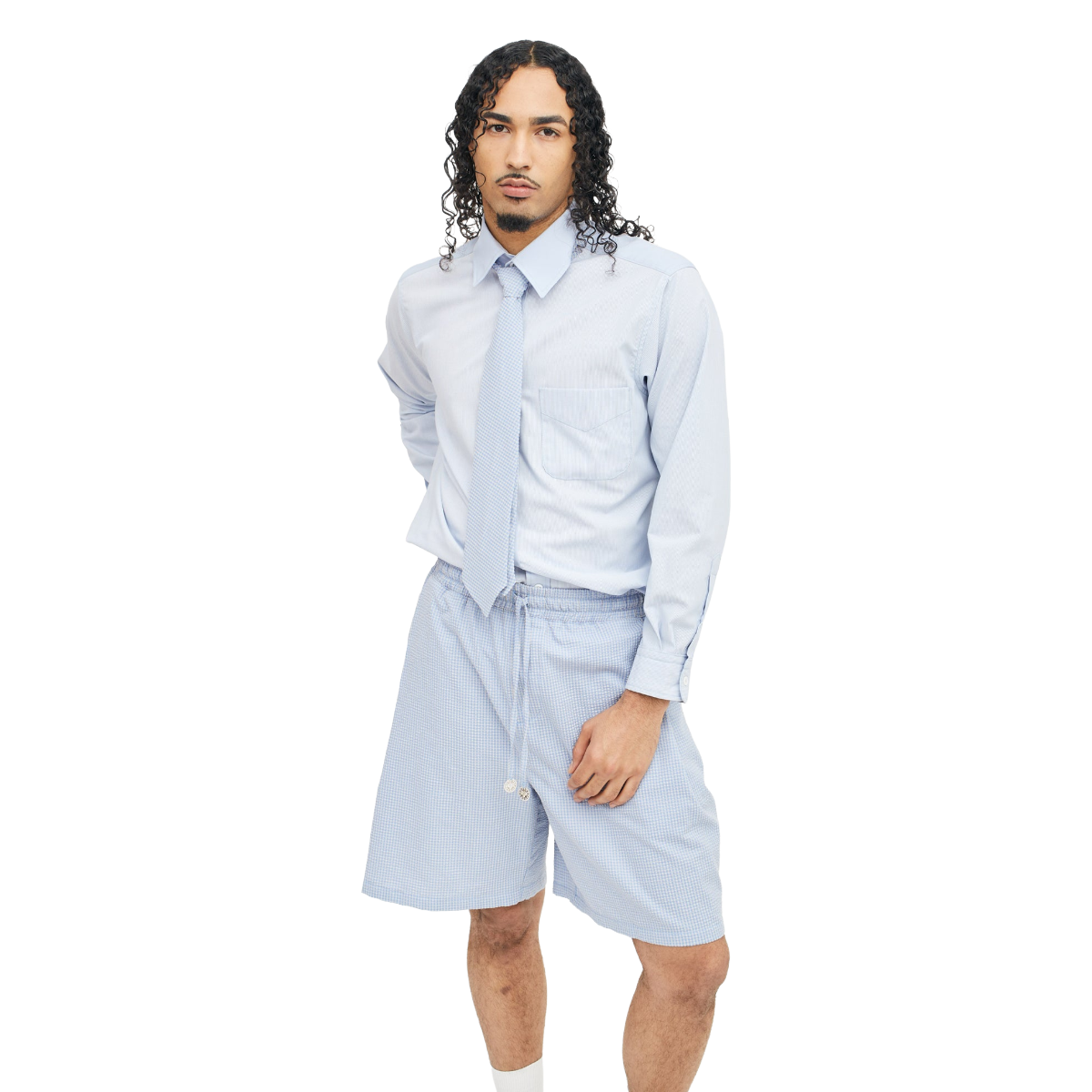 Sleep Over Dimija Shorts Blue White