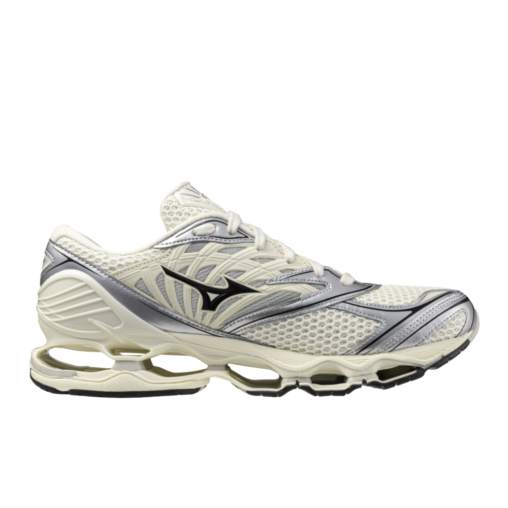 Mizuno Wave Prophecy LS Pristine Black Silver
