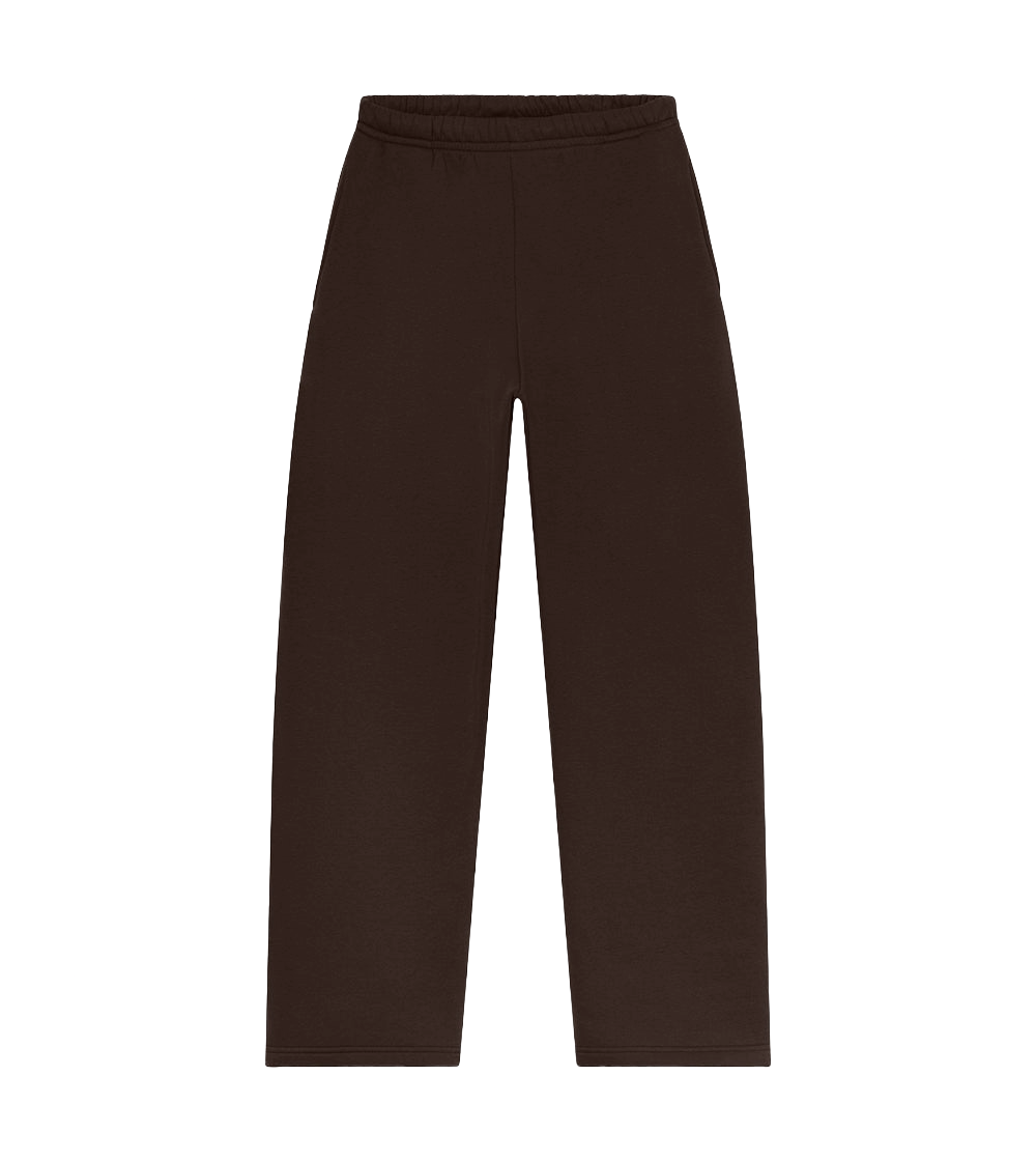 Perplex Straight Leg Trackpants Mocca Brown