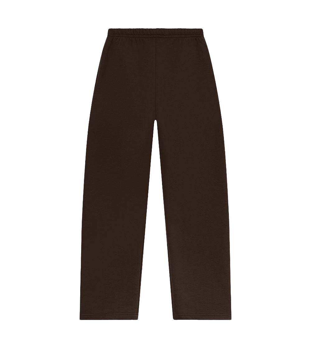 Perplex Straight Leg Trackpants Mocca Brown