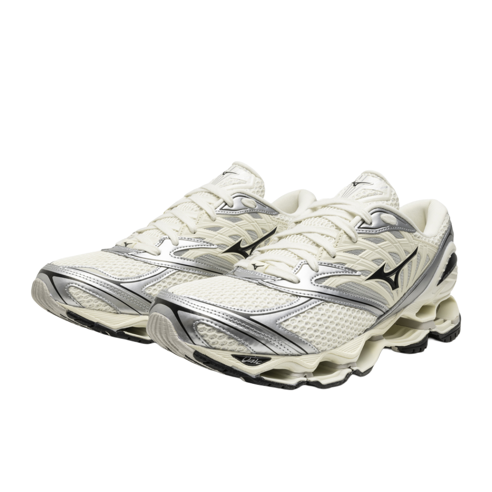 Mizuno Wave Prophecy LS Pristine Black Silver