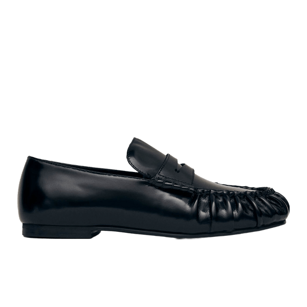Alohas Aven Black Leather Loafers - CALOA12152 - Coziness