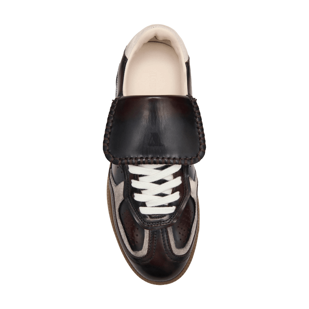 Alohas Tb.490 Club Brushed Dark Chocolate Leather Sneakers - CALOT12200 - Coziness