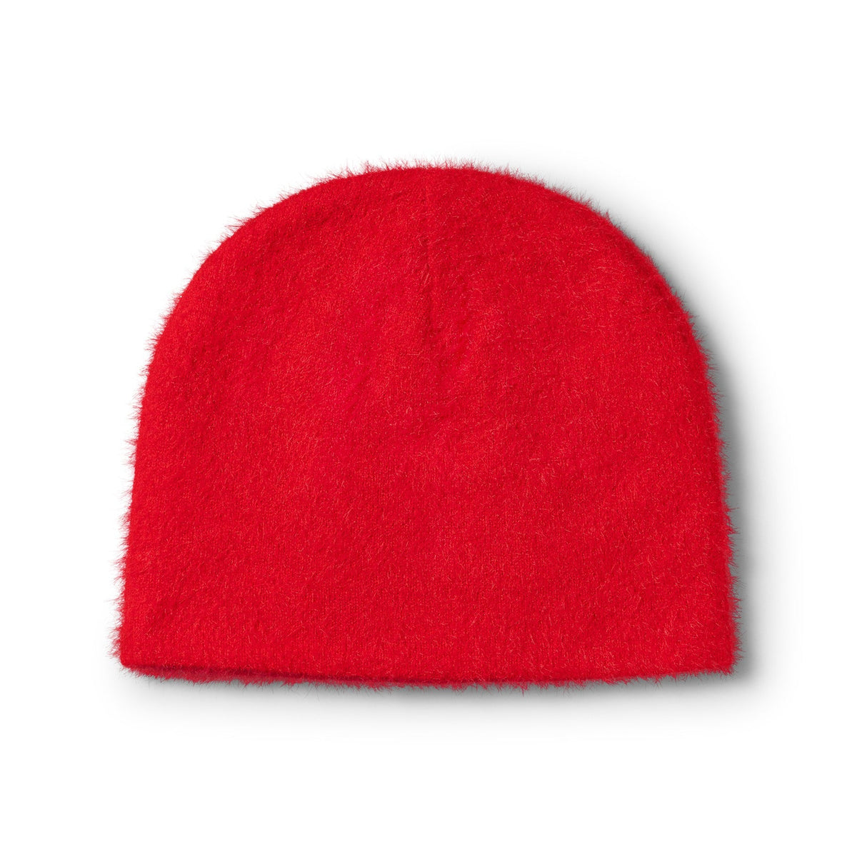 Aries Fluffy Reversible Skull Beanie Red - CARIF15180 - Coziness