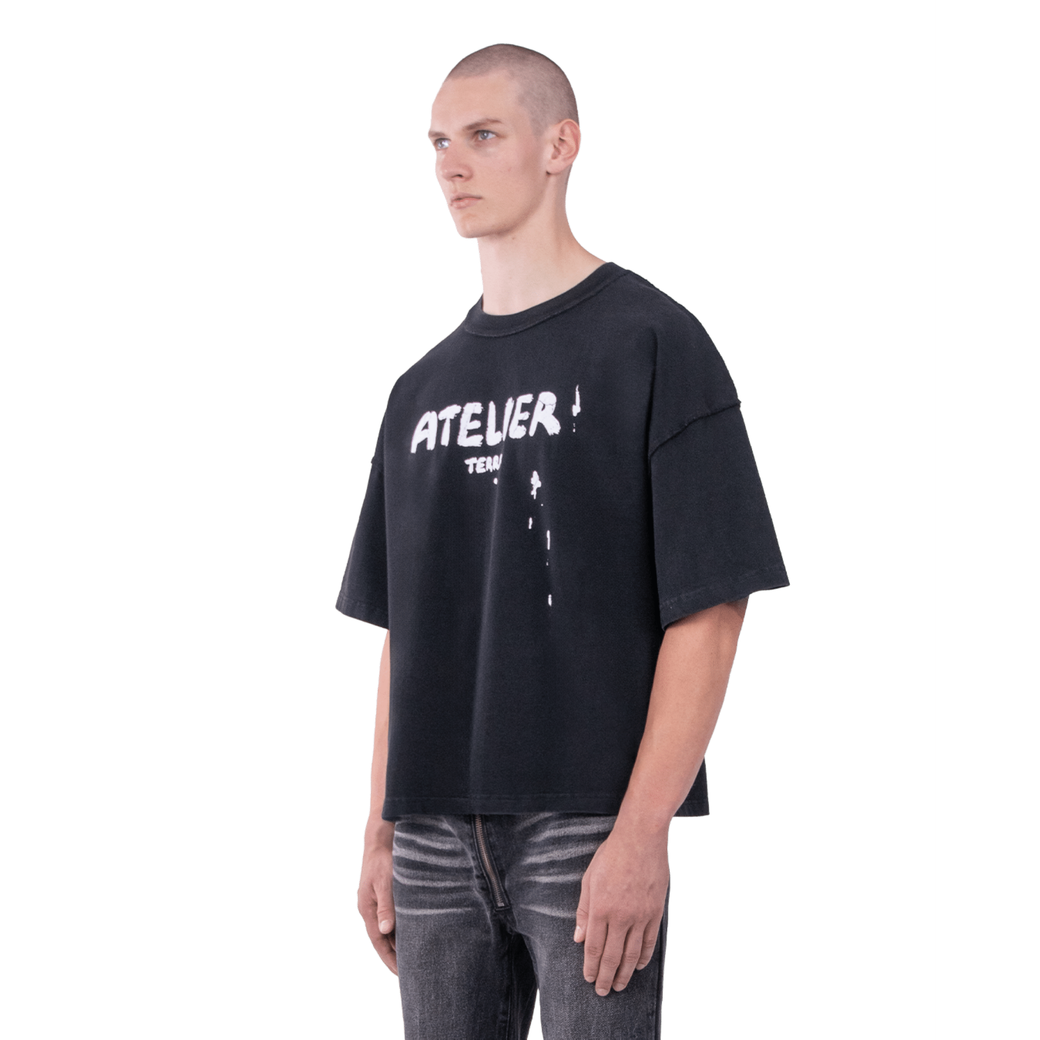 Atelier De Roupa Atelier T-Shirt Schwarz - CATED6661 - Coziness