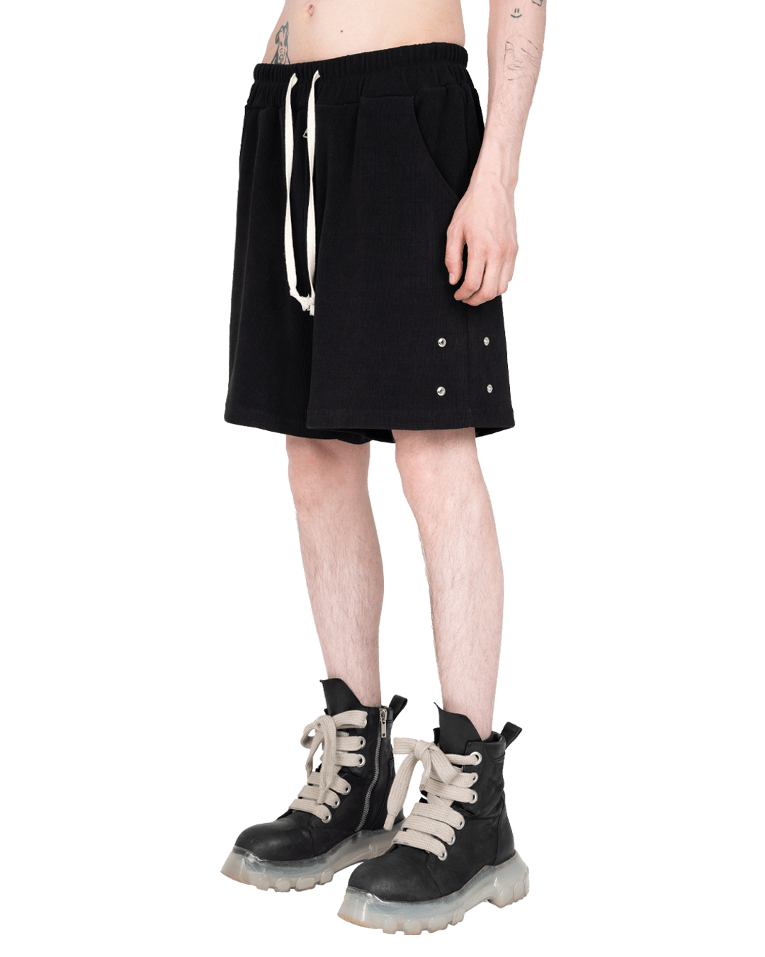 Atelier De Roupa Lanik Shorts Schwarz - CATED4656 - Coziness