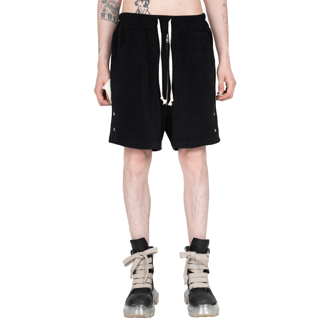 Atelier De Roupa Lanik Shorts Schwarz - CATED4656 - Coziness