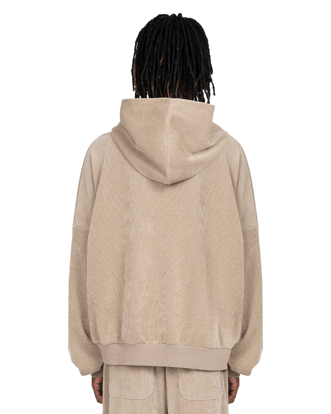 Atelier De Roupa Lanik Zip Hoodie Beige - CATED4365 - Coziness