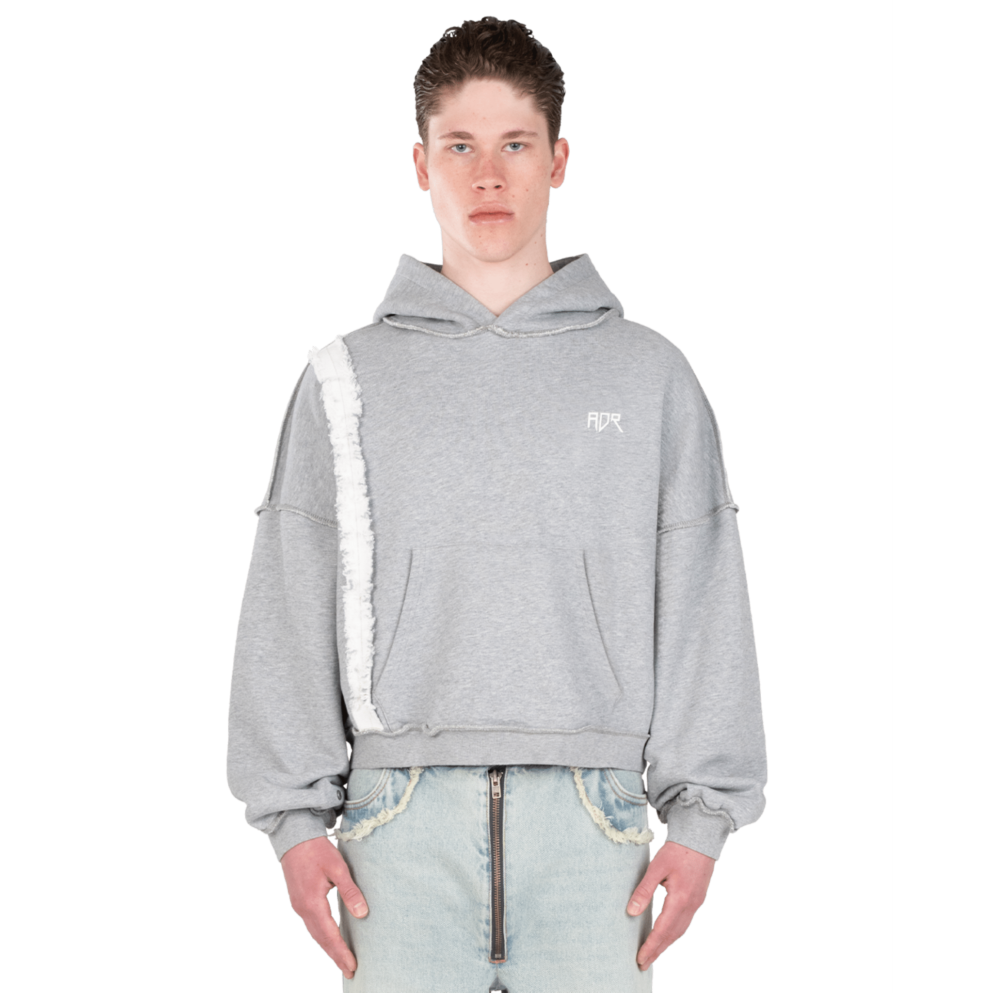 Atelier De Roupa Logo Hoodie Washed Grey - CATED6662 - Coziness