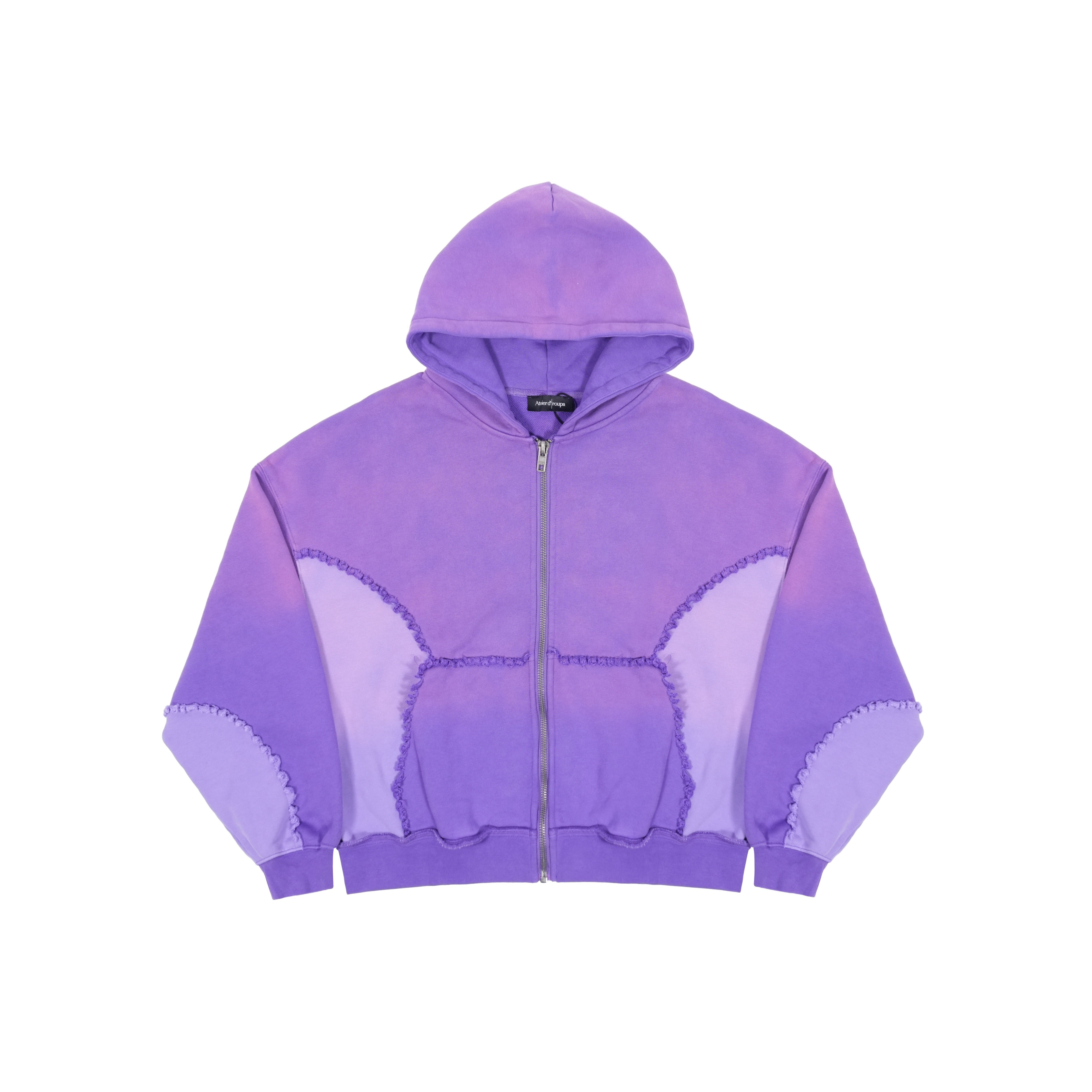 Atelier De Roupa Nebula Zip Hoodie Purple - Coziness