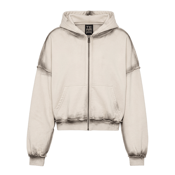 Atelier De Roupa Sorrow Zip Hoodie - CATED10255 - Coziness