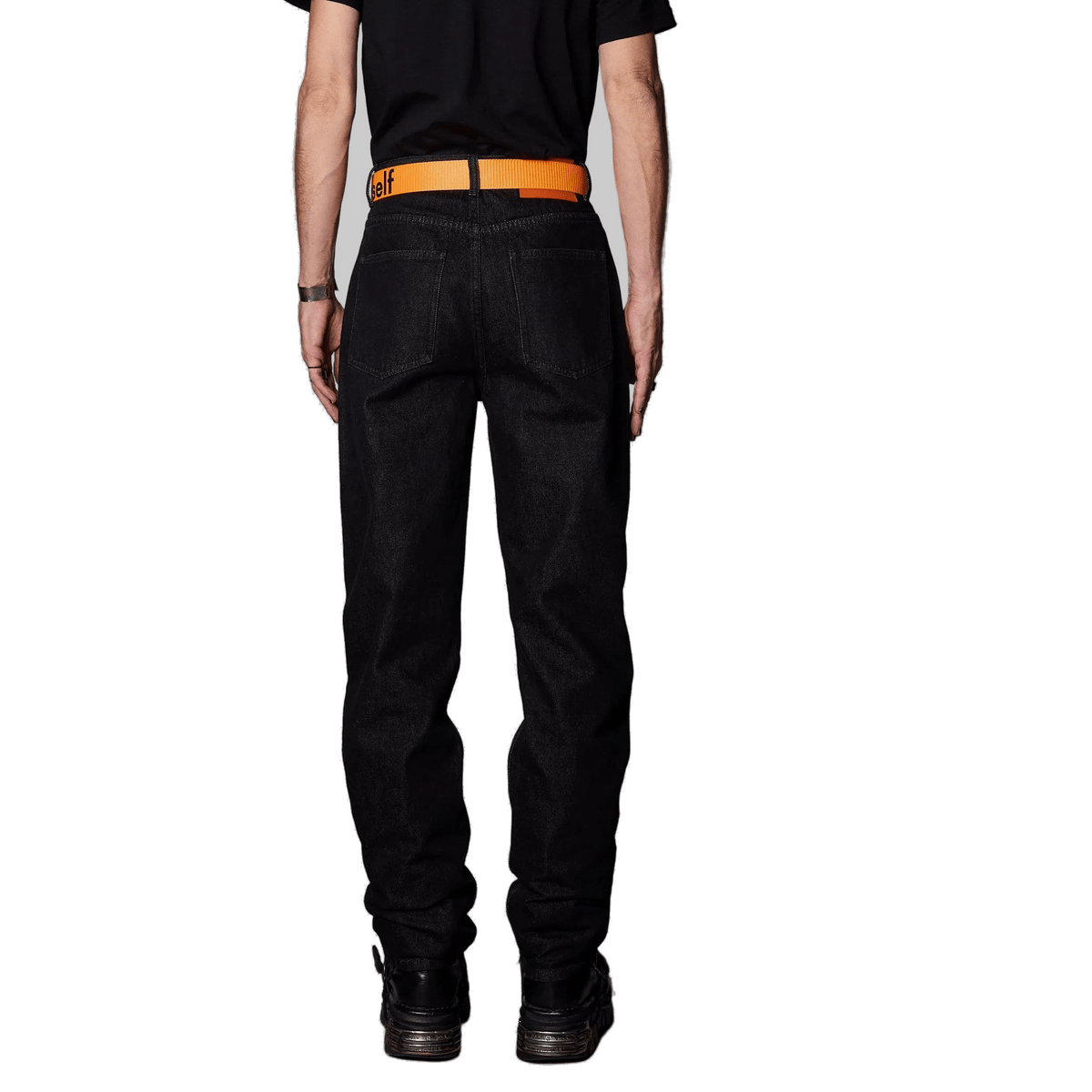 BeWider Straight Denim Washed Black - CBEWS14779 - Coziness