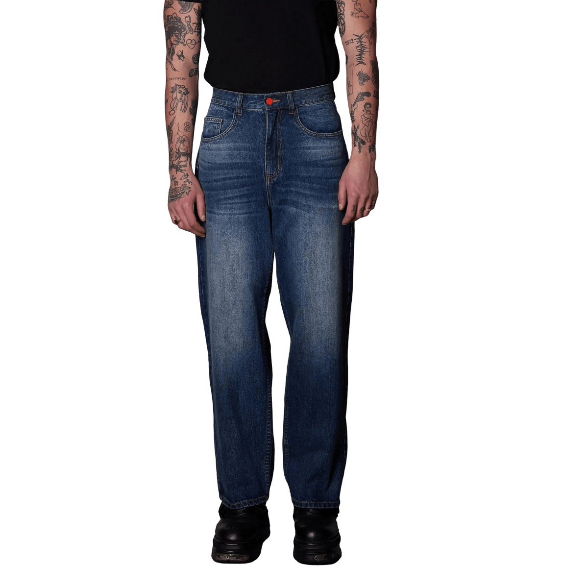 BeWider Super Loose Baggy Denim Blue Dream - CBEWS14762 - Coziness